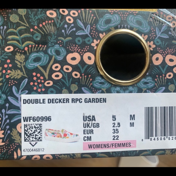 Keds xRifle Paper Co Floral (NEW) SZ 5 - Picture 10 of 10